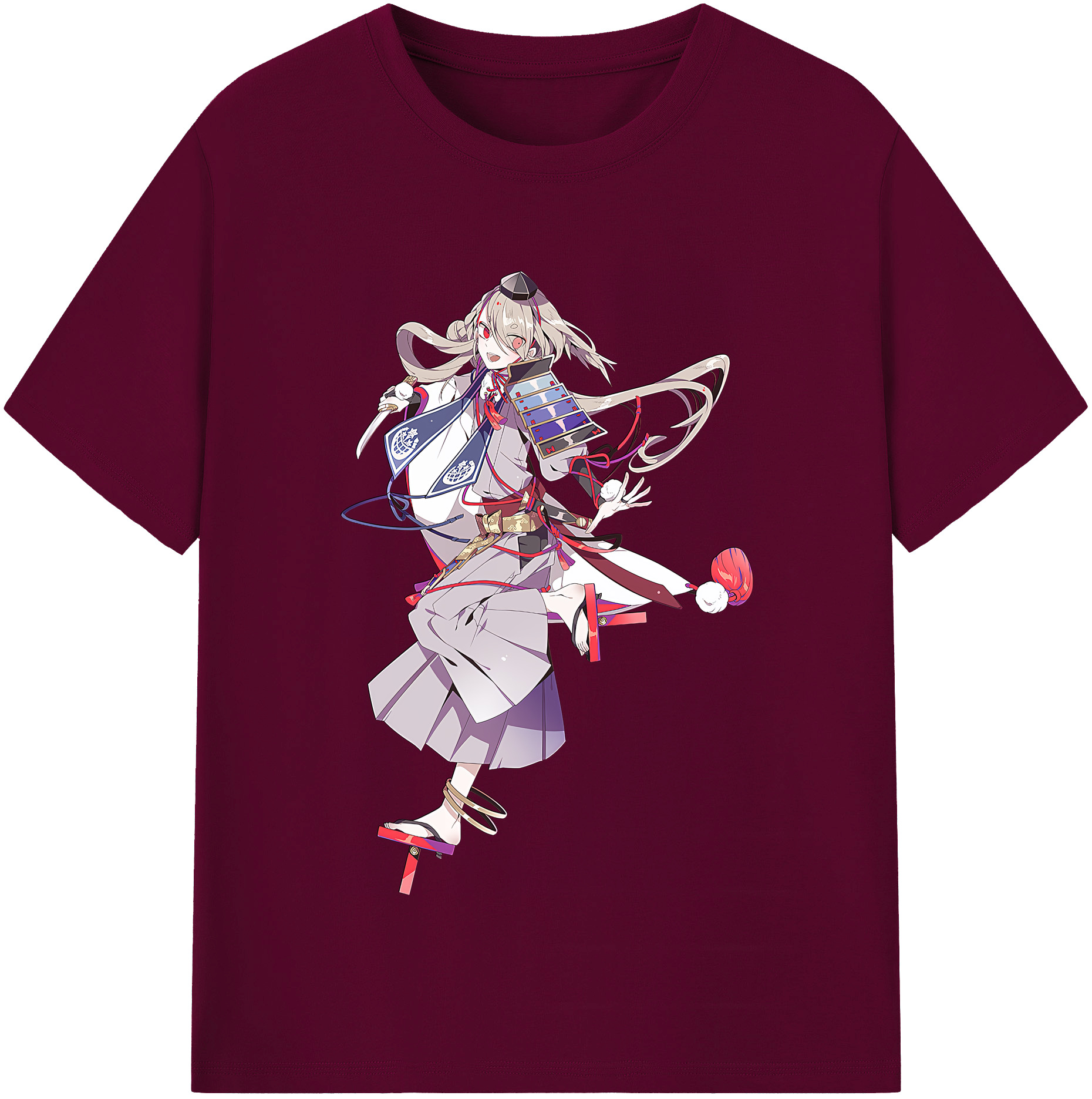 （画像用） 刀剣乱舞 Touken Ranbu レディースカジュアルプリントTシャツ（綿100％）
